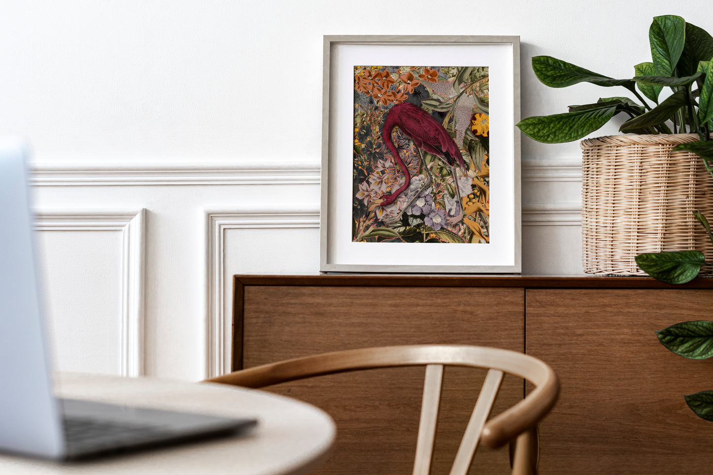Wine Stained Flamingo