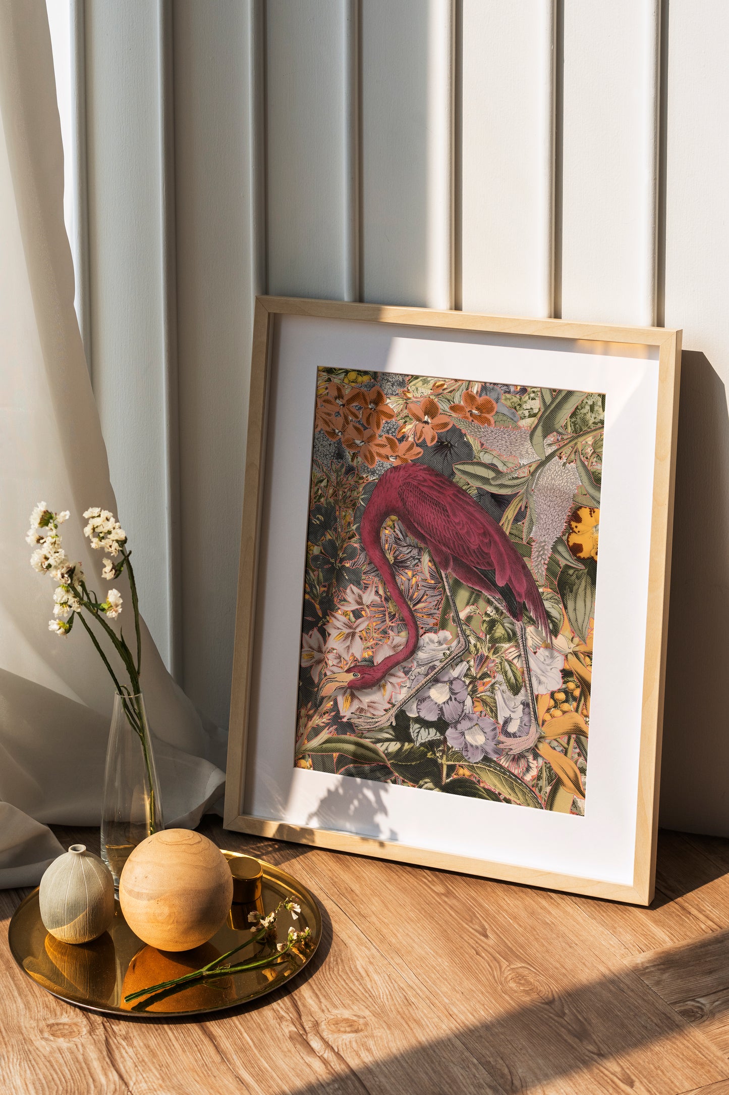 Wine Stained Flamingo
